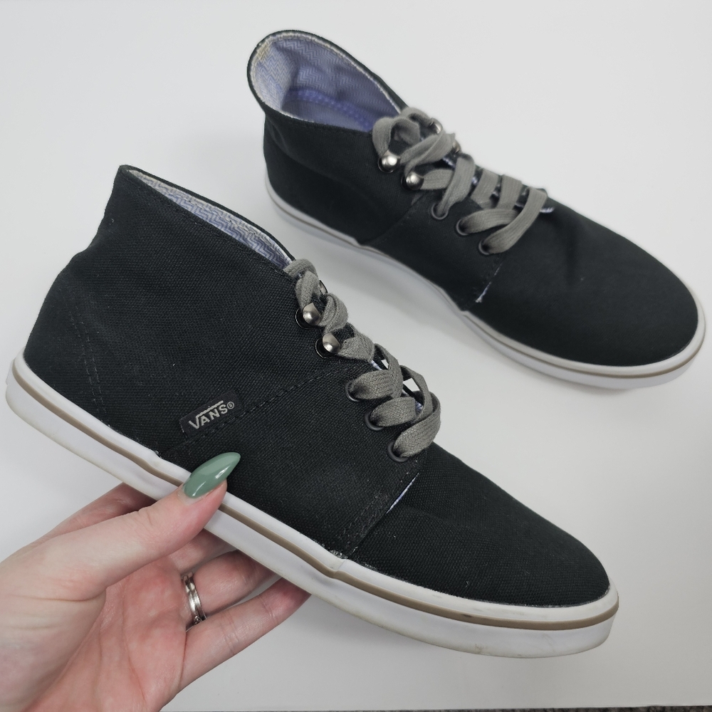 Vans Camryn Black Canvas Chukka Lace-Up Sneaker 6